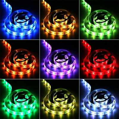 5050 5v Usb Rgb Lampu Led Strips Lights Flexible High Lumen  With Mood Colors
