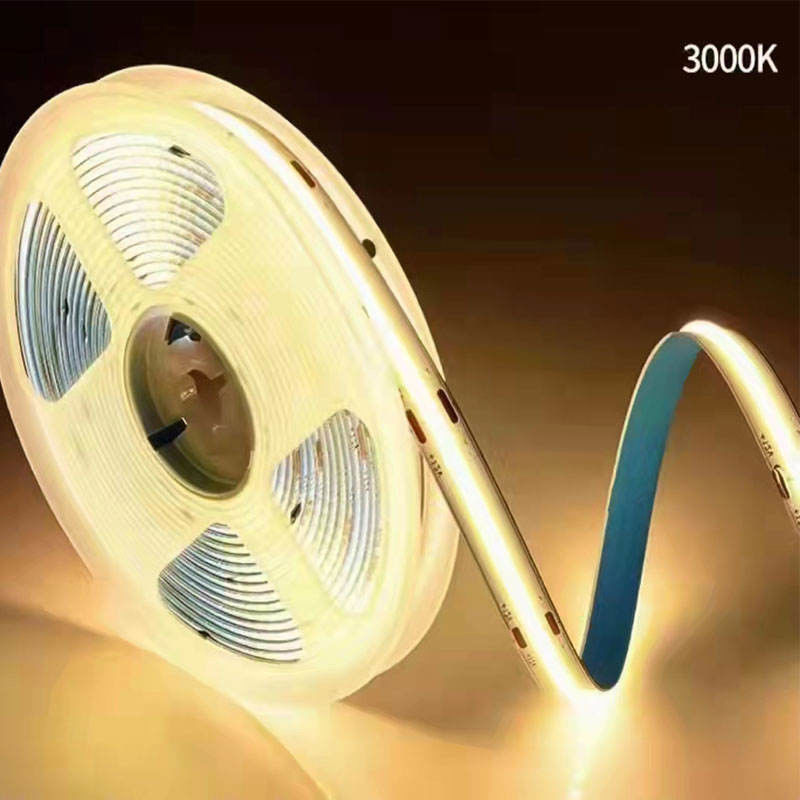 COB एलईडी स्ट्रिप 320leds 2024 गर्म बिक्री Cuttable 12VDC CRI90 3000K 2700K 4000K 6000K COB लिविंग रूम के लिए एलईडी स्ट्रिप