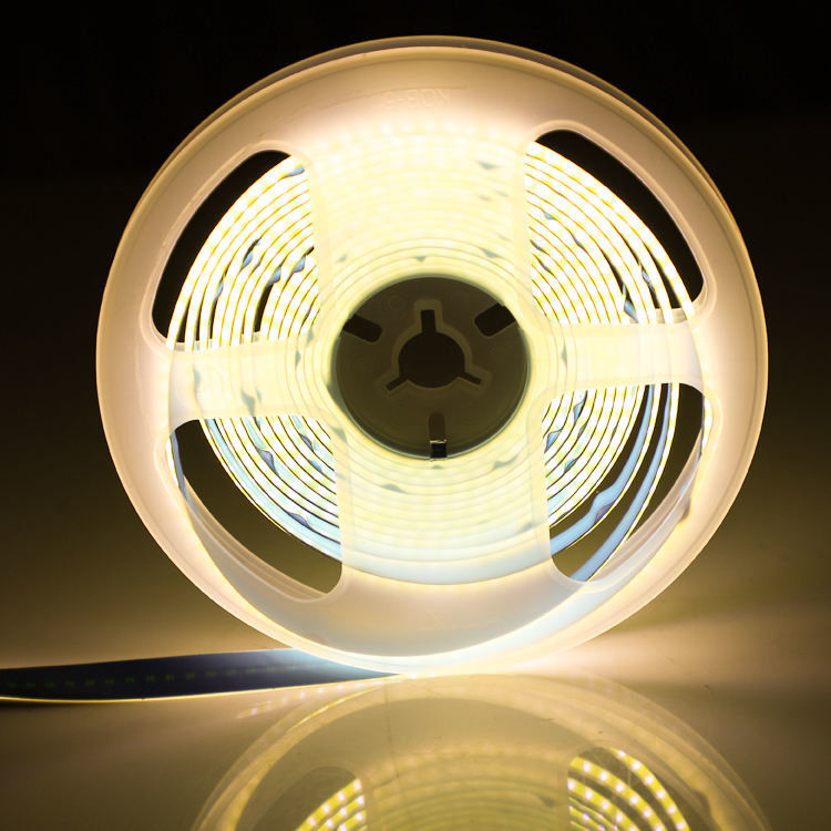 COB एलईडी स्ट्रिप 320leds 2024 गर्म बिक्री Cuttable 12VDC CRI90 3000K 2700K 4000K 6000K COB लिविंग रूम के लिए एलईडी स्ट्रिप