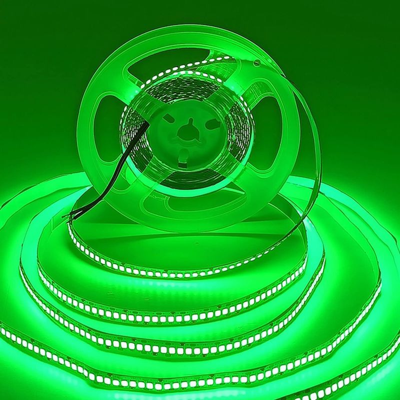 12V 240LEDS SMD 2835 एलईडी स्ट्रिप लाइट 1200LEDs 16.4Ft गैर जलरोधक रंग लाल हरा नीला नारंगी बार के लिए