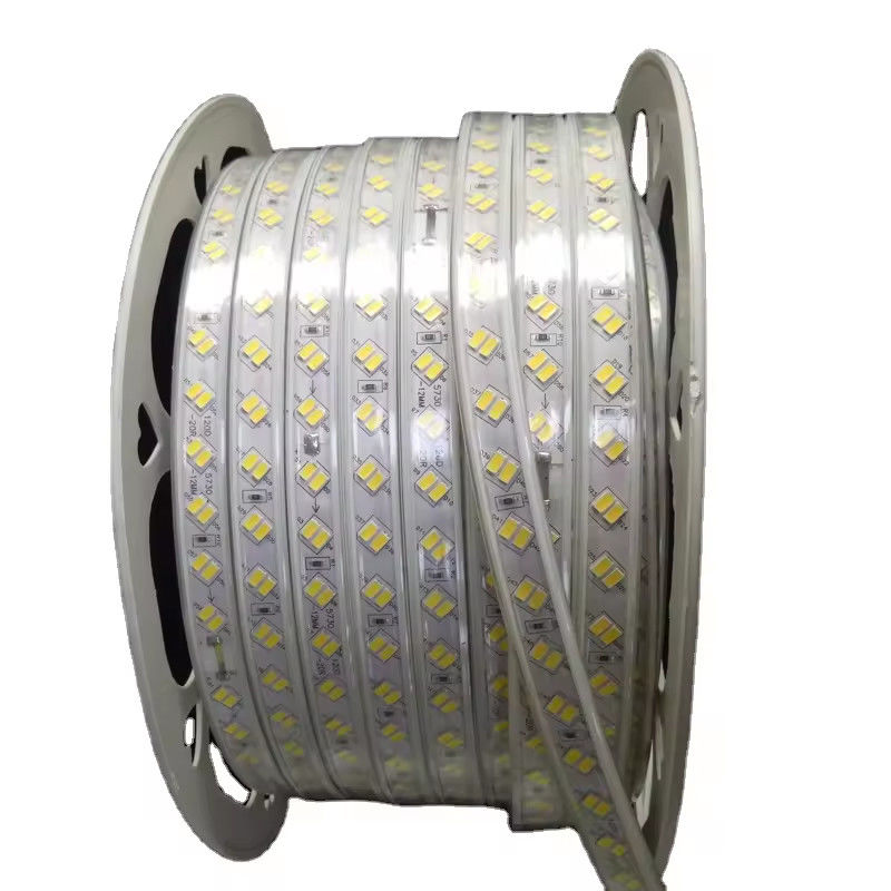 220V SMD5630 5730 120 लंबे जीवनकाल के साथ एलईडी पट्टी दोहरी पंक्ति डिजाइन यूरोप में सीई / RoHS प्रमाणपत्र