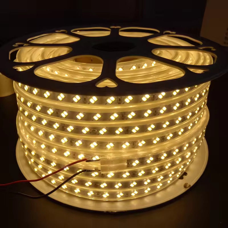 220V SMD5630 5730 120 लंबे जीवनकाल के साथ एलईडी पट्टी दोहरी पंक्ति डिजाइन यूरोप में सीई / RoHS प्रमाणपत्र