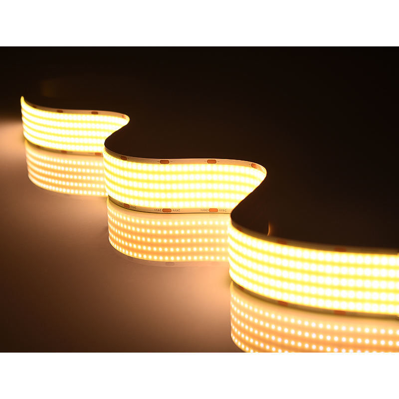 अनुकूलन योग्य 40W/M 90Ra COB एलईडी पट्टी डिममेबल 1600LEDS 24V 30MM पीसीबी CE/RoHS प्रमाणित