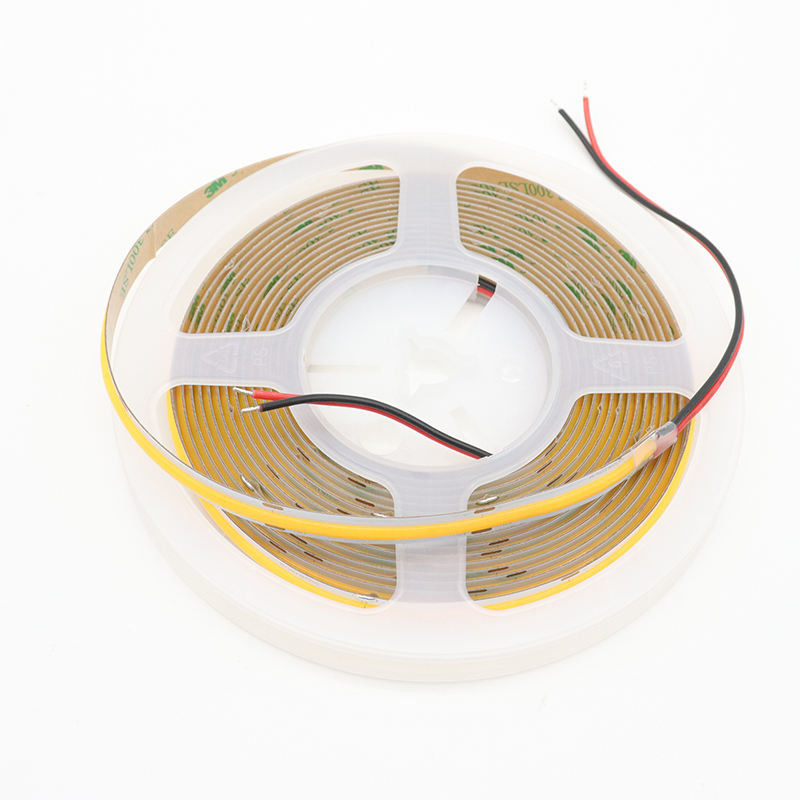 480LEDS 90Ra Dimmable 12W/M COB LED Strip for Lighting Solutions CE/RoHS प्रमाणित