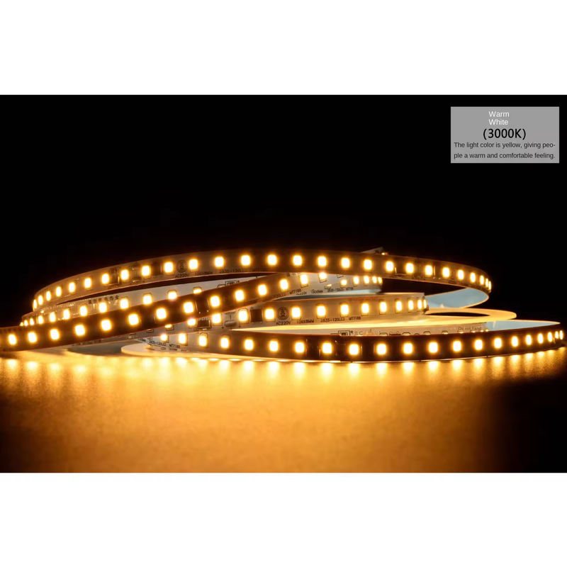 2835 120Leds 8W/M CRI80 लचीला एलईडी पट्टी 5M/10M लंबाई घर क्रिसमस सजावट के लिए