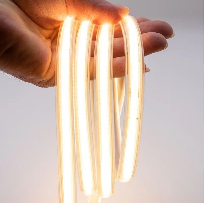 288LED उच्च वोल्टेज 110V 220V लचीला COB एलईडी पट्टी प्रकाश 2700K 3000K 4000K 6000K
