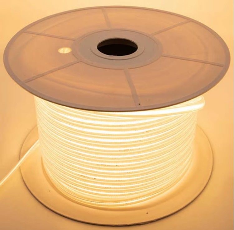 220V 110V उच्च वोल्टेज लचीला एलईडी पट्टी प्रकाश 288LEDs उच्च वोल्टेज आउटडोर लचीला सीओबी एलईडी पट्टी प्रकाश
