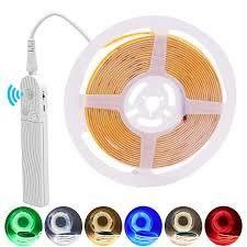 COB एलईडी स्ट्रिप लाइट 240d/m 90LM 80Ra 10W/M 220V फुल हाउस लाइटिंग कस्टमाइजेशन के लिए