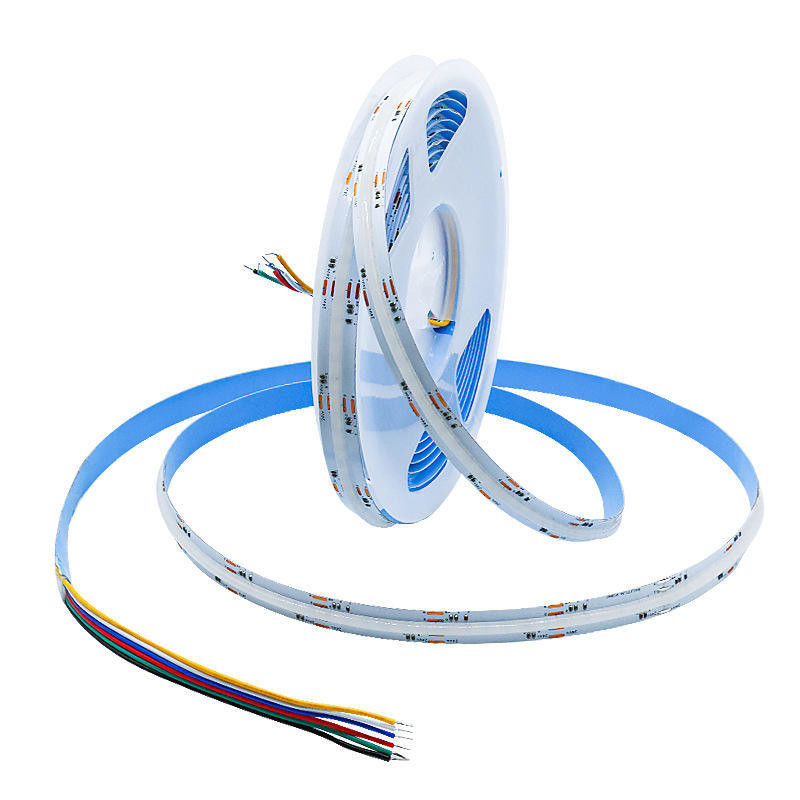 एलईडी टेप 5m/लॉट Smd 320 384 840leds/m वाटरप्रूफ फ्लेक्सिबल कोब एलईडी स्ट्रिप Dc 24v Ra90 RGBCCT 3000k 4000k 6000k