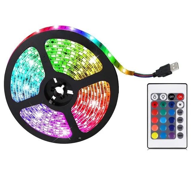 एलईडी स्ट्रिप लाइट 5050 Smd Rgb वाटरप्रूफ 5m 10m 15m 60d/m आउटडोर लचीला गोदाम