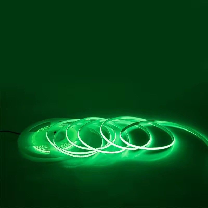 3 मिमी वाटरप्रूफ 2700k 6000k 12V 220v 5V अल्ट्रा पतली चौड़ाई 400leds COB एलईडी पट्टी प्रकाश के साथ 3