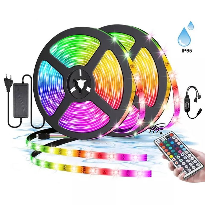 12V 5V 2835 5050 RGB WIFI Tuya स्मार्ट एलईडी लाइट स्ट्रिप्स स्मार्ट होम डेकोरेशन के लिए संगीत सिंक