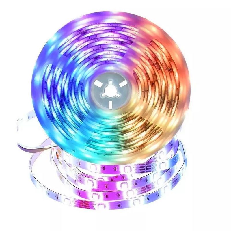 12V 5V 2835 5050 RGB WIFI Tuya स्मार्ट एलईडी लाइट स्ट्रिप्स स्मार्ट होम डेकोरेशन के लिए संगीत सिंक
