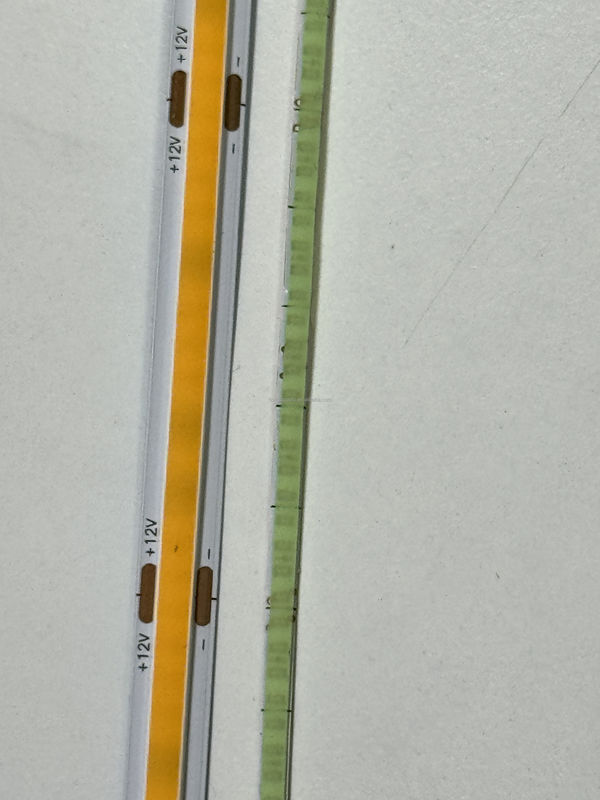 सीओबी एलईडी पट्टी DC24V CRI90 312एलईडी/एम IP33 IP40 IP44 स्थिर 10m पूर्ण प्रकाश व्यवस्था के साथ