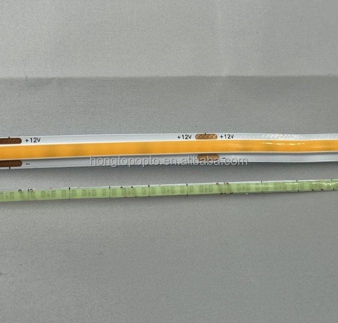उच्च घनत्व 400LEDs/m COB एलईडी पट्टी प्रकाश 5M 16.4FT लचीला और टिकाऊ 90 Ra CRI के साथ