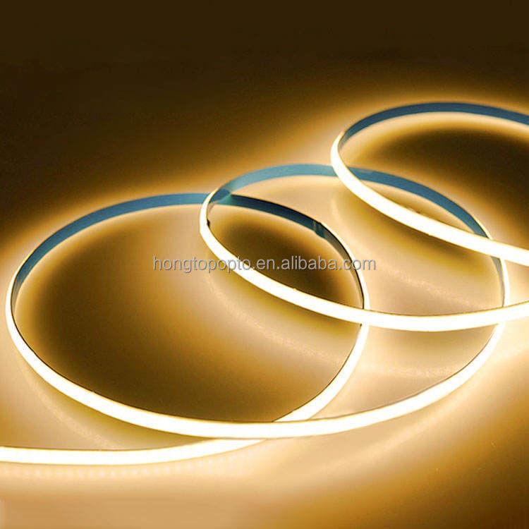 उच्च घनत्व 400LEDs/m COB एलईडी पट्टी प्रकाश 5M 16.4FT लचीला और टिकाऊ 90 Ra CRI के साथ
