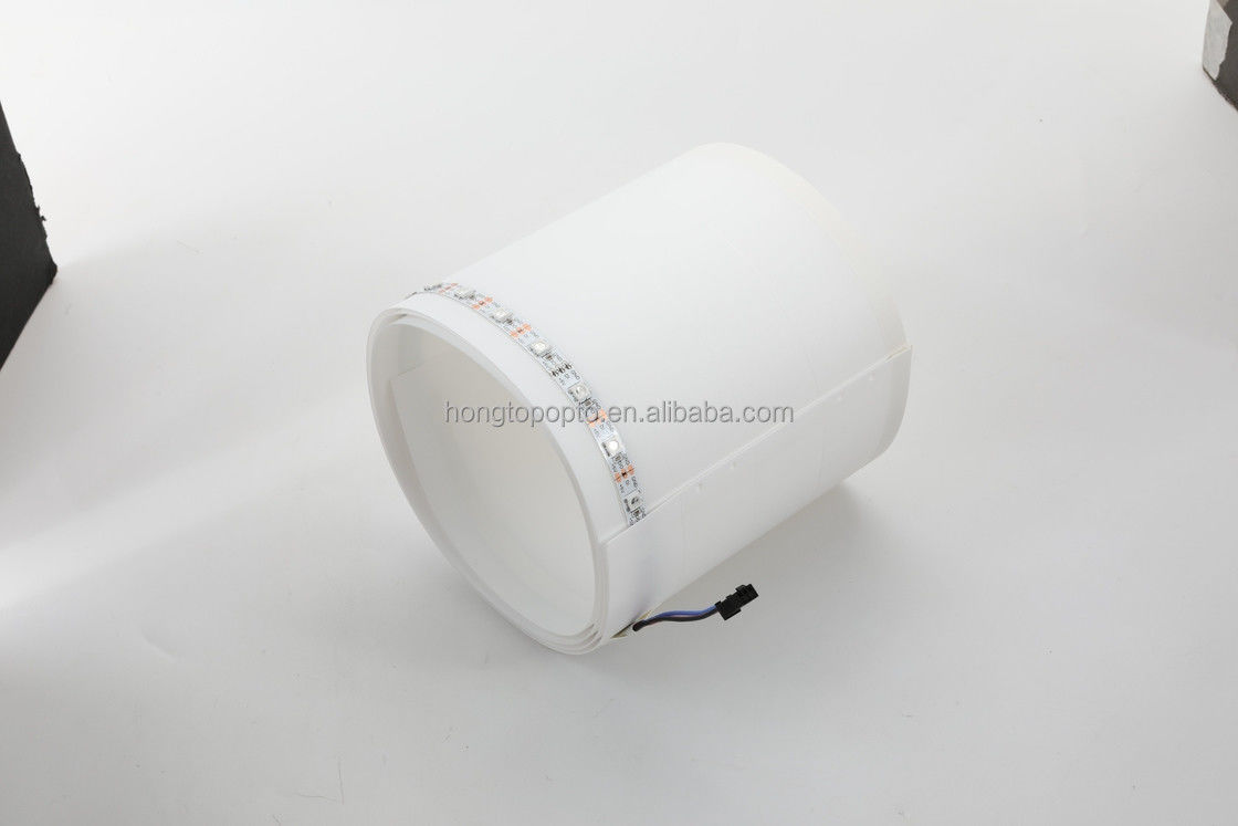 आधुनिक रंगीन एलईडी परिवेश मंजिल प्रकाश ब्लूटूथ रिमोट कंट्रोल 0.7kg उत्पाद वजन