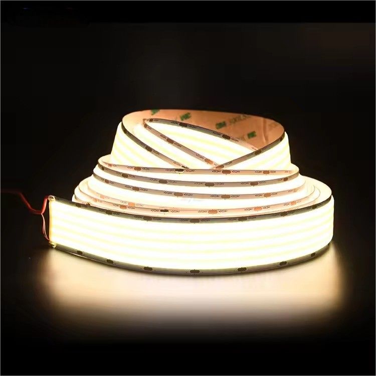 सुपर वाइड 5 पंक्तियों के साथ 24v 30mm लचीला COB एलईडी स्ट्रिप लाइट 1600LED और CRI Ra 90