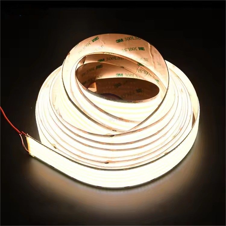 सुपर वाइड 5 पंक्तियों के साथ 24v 30mm लचीला COB एलईडी स्ट्रिप लाइट 1600LED और CRI Ra 90
