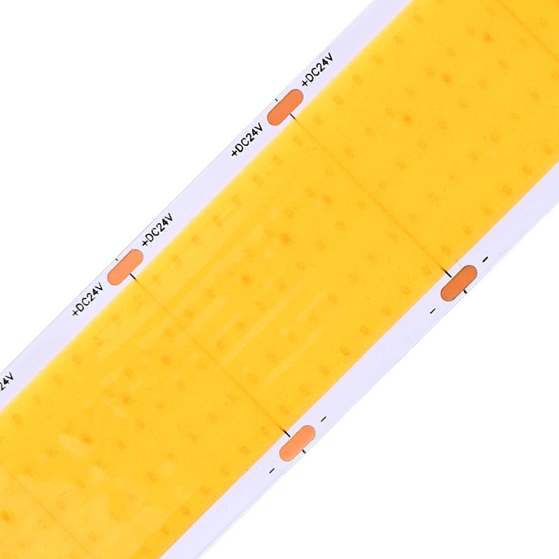 अल्ट्रा वाइड लचीला DC24V 1600LEDs कोब एलईडी स्ट्रिप लाइट्स 30 मिमी चौड़ाई 5 पंक्तियाँ सुपर ब्राइट
