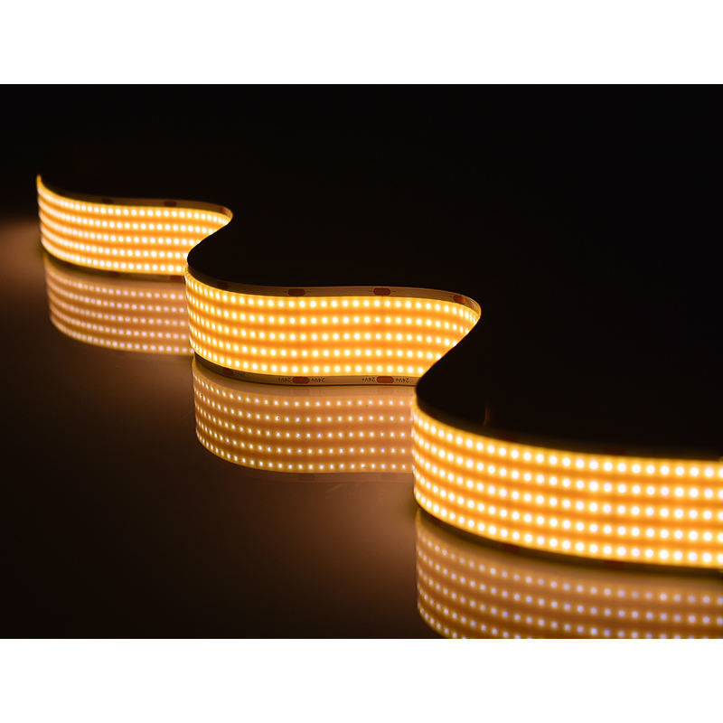 3000K/4000K/6000K रंग तापमान 1600leds/m COB एलईडी पट्टी पेशेवर प्रकाश व्यवस्था के लिए
