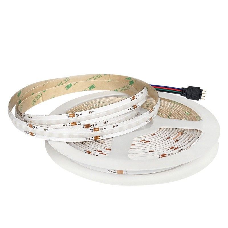 रिमोट कंट्रोल डीसी 12V 24V लचीला एलईडी प्रकाश RGB 756LEDs/M COB एलईडी टेप स्ट्रिप प्रकाश