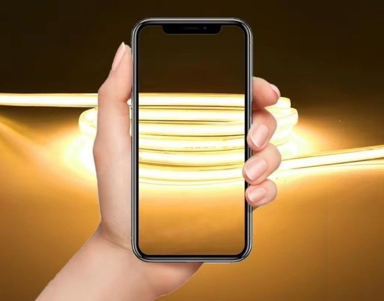 आउटडोर लचीला COB एलईडी पट्टी प्रकाश सफेद गर्म सफेद 288LEDs 280LEDs 320LEDs उच्च वोल्टेज