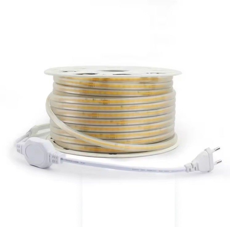 लचीला सीओबी एलईडी पट्टी प्रकाश 288 एलईडी उच्च वोल्टेज 110V 220V 2700K 3000K 4000K 6000K IP65