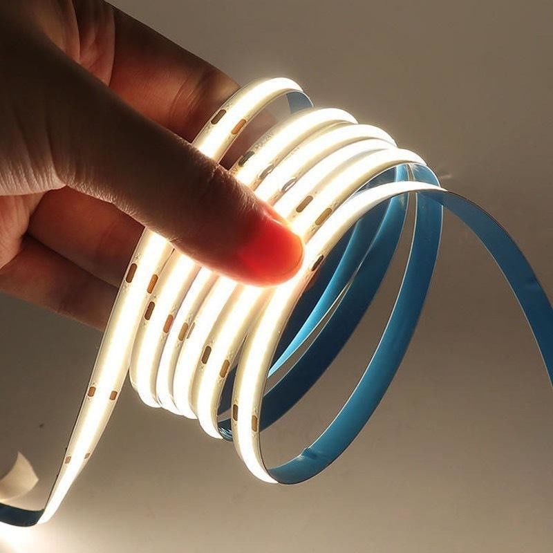 उच्च चमक लचीला एलईडी पट्टी 8 मिमी पीसीबी वाईफाई स्विच मोड 24V 12V के साथ गैर जलरोधक