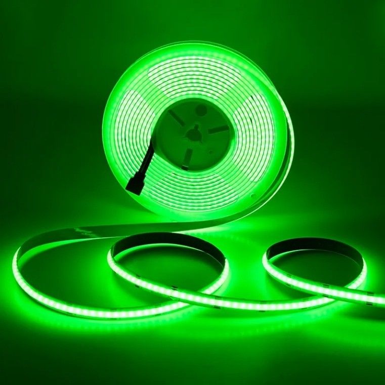 80lm/w 400leds/m अल्ट्रा पतला 5V 12V 24V IP20 सफेद COB एलईडी लाइट स्ट्रिप 3mm 5mm चौड़ाई सफेद नीला लाल हरा FCOB एलईडी स्ट्रिप