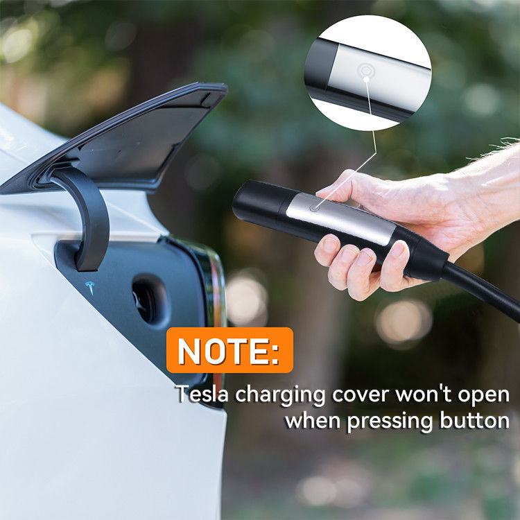 3.7 Kw EV चार्जर 5m टाइप 2 महिला चार्जिंग प्लग एलसीडी सूचक प्रकाश के साथ